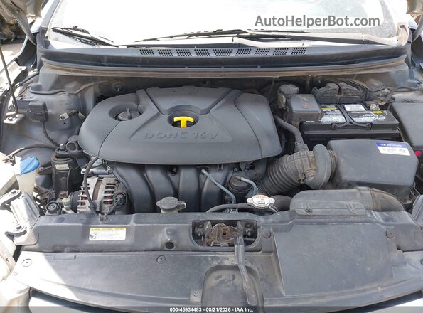 KMHDH4AE7GU511151 2016 HYUNDAI ELANTRA Silver Вид ззаду