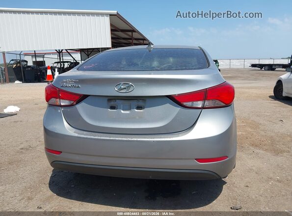 KMHDH4AE7GU511151 2016 HYUNDAI ELANTRA Silver 