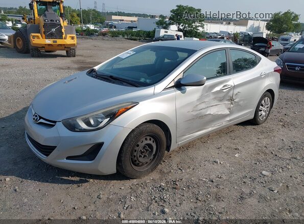 KMHDH4AE7GU531190 2016 HYUNDAI ELANTRA Silver Передня ліва чверть