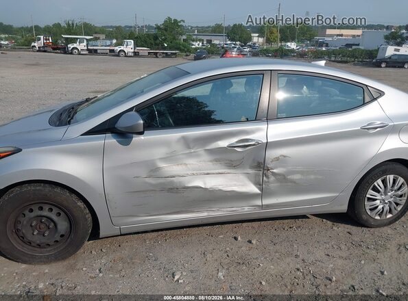 KMHDH4AE7GU531190 2016 HYUNDAI ELANTRA Silver Вид спереду
