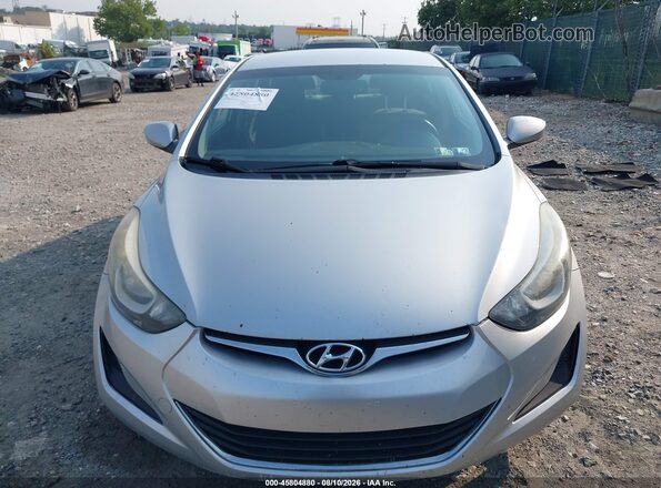 KMHDH4AE7GU531190 2016 HYUNDAI ELANTRA Silver Вид щитка приладів