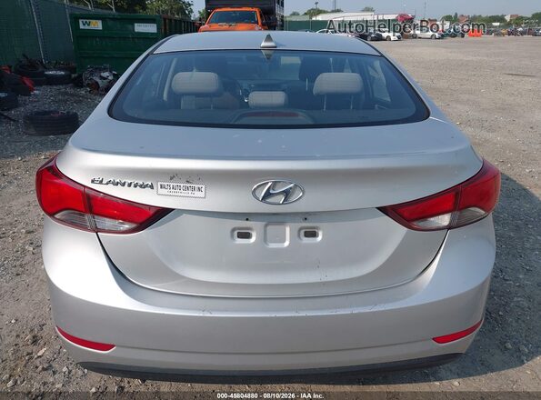 KMHDH4AE7GU531190 2016 HYUNDAI ELANTRA Silver 