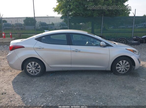 KMHDH4AE7GU531190 2016 HYUNDAI ELANTRA Silver Вид задньої частини салону