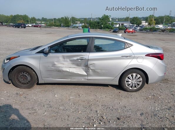 KMHDH4AE7GU531190 2016 HYUNDAI ELANTRA Silver Панорамний вид салону 360°