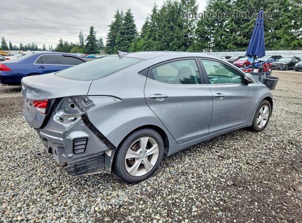 KMHDH4AE7GU545851 2016 HYUNDAI ELANTRA Silver Задня права чверть