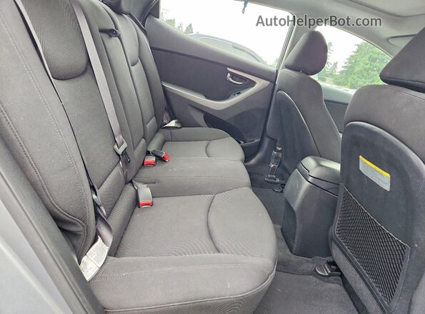 KMHDH4AE7GU545851 2016 HYUNDAI ELANTRA Silver Вид задніх сидінь