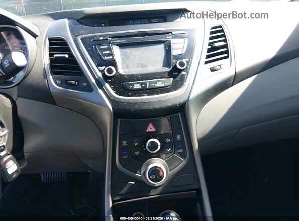 KMHDH4AE7GU571821 2016 HYUNDAI ELANTRA Silver Vista interior trasera