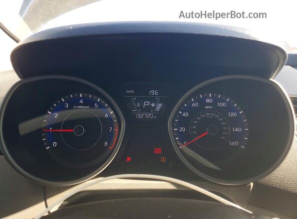 KMHDH4AE7GU588599 2016 HYUNDAI ELANTRA Черный Вид щитка приборов