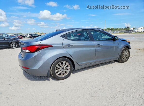 KMHDH4AE7GU623576 2016 HYUNDAI ELANTRA Gray უკანა მარჯვენა