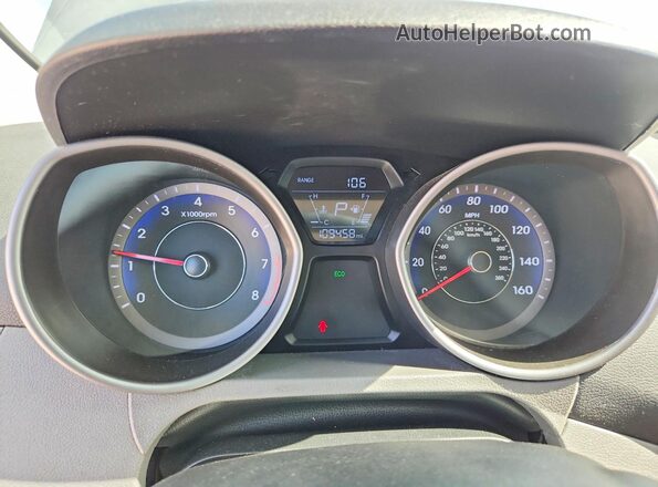 KMHDH4AE7GU623576 2016 HYUNDAI ELANTRA Gray ხელსაწყოთა პანელის ხედი