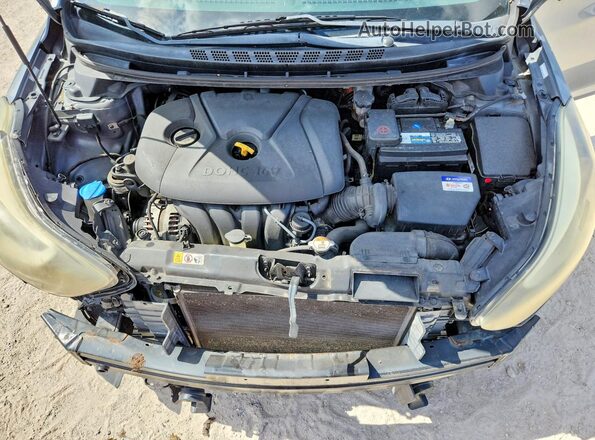 KMHDH4AE7GU623576 2016 HYUNDAI ELANTRA Gray უკანა სალონის ხედი
