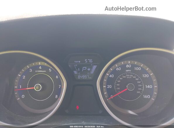 KMHDH4AE7GU643522 2016 HYUNDAI ELANTRA Red Հետևի նստատեղերի տեսք
