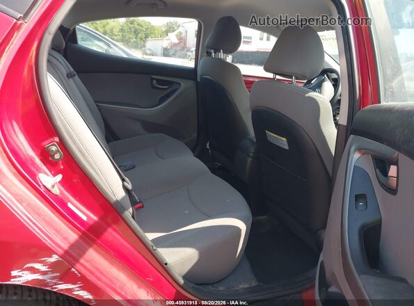 KMHDH4AE7GU643522 2016 HYUNDAI ELANTRA Red VIN կոդի պիտակի տեսք