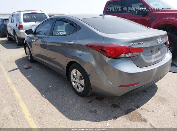 KMHDH4AE7GU650230 2016 HYUNDAI ELANTRA Gray Հետևի ձախ