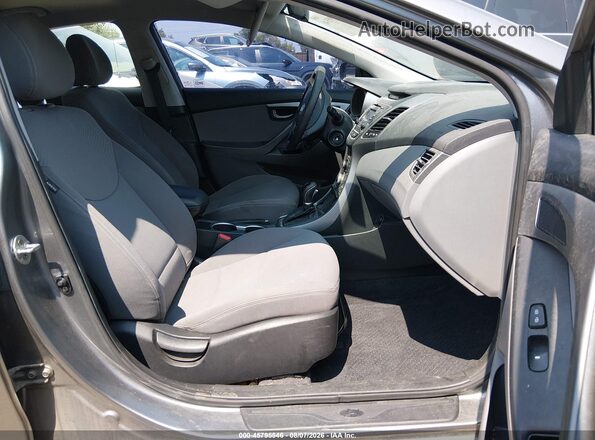 KMHDH4AE7GU650230 2016 HYUNDAI ELANTRA Gray Սալոնի դիմացի տեսք