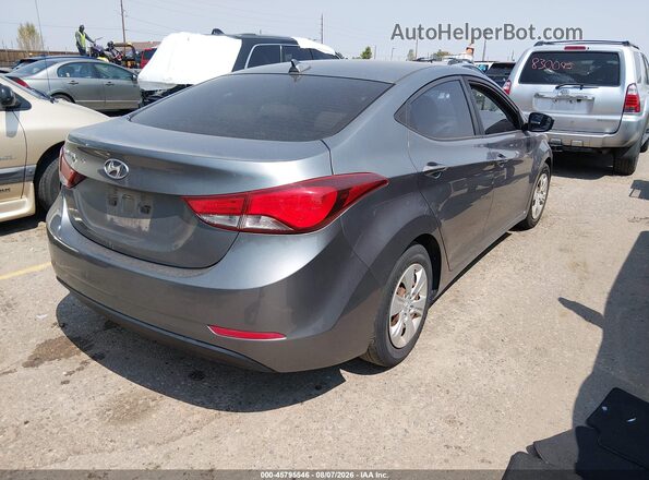 KMHDH4AE7GU650230 2016 HYUNDAI ELANTRA Gray Հետևի աջ