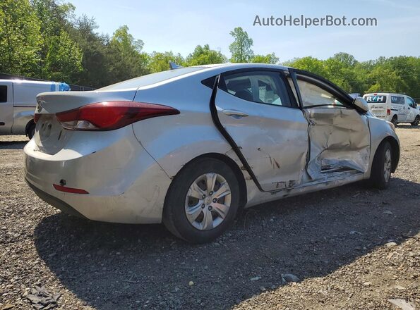 KMHDH4AE8GU479181 2016 HYUNDAI ELANTRA Silver Trasero derecho