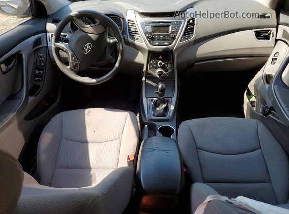 KMHDH4AE8GU479181 2016 HYUNDAI ELANTRA Silver Vista del salpicadero