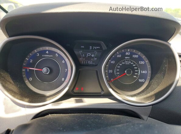 KMHDH4AE8GU479181 2016 HYUNDAI ELANTRA Silver Vista del cuadro de instrumentos