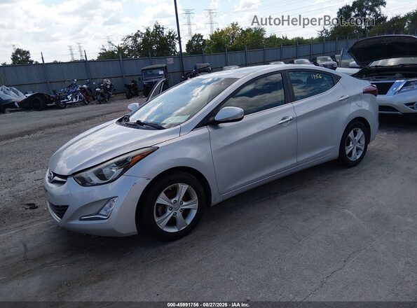 KMHDH4AE8GU588529 2016 HYUNDAI ELANTRA Silver Передня ліва чверть