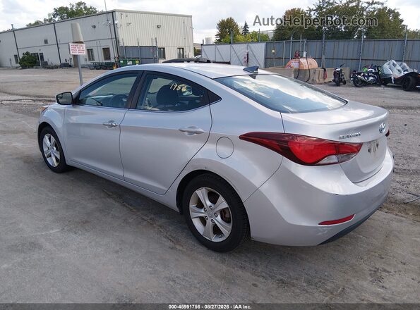 KMHDH4AE8GU588529 2016 HYUNDAI ELANTRA Silver Задня ліва чверть