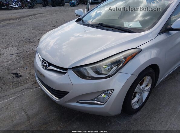 KMHDH4AE8GU588529 2016 HYUNDAI ELANTRA Silver Вид спереду