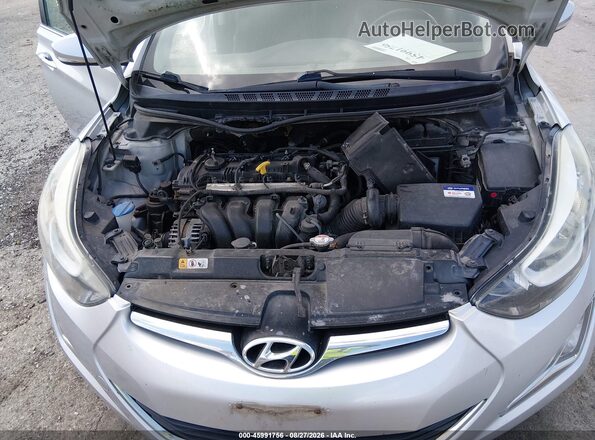 KMHDH4AE8GU588529 2016 HYUNDAI ELANTRA Silver Вид ззаду
