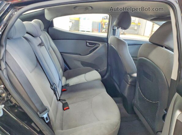 KMHDH4AE9GU517128 2016 HYUNDAI ELANTRA Черный Вид задних сидений
