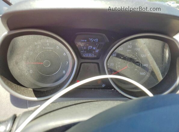 KMHDH4AE9GU600817 2016 HYUNDAI ELANTRA Red Instrument cluster view
