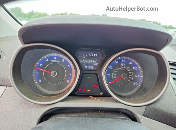 KMHDH4AEXGU477884 2016 HYUNDAI ELANTRA Silver Widok zestawu wskaźników
