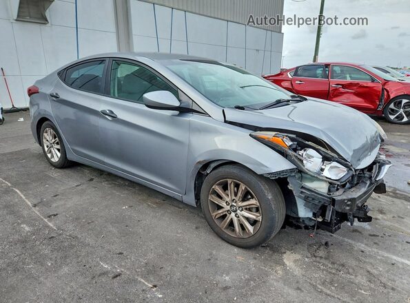 KMHDH4AEXGU477884 2016 HYUNDAI ELANTRA Silver Przód prawy