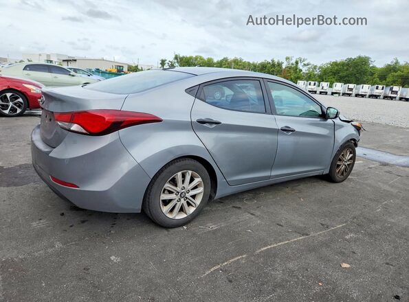 KMHDH4AEXGU477884 2016 HYUNDAI ELANTRA Silver Tył prawy