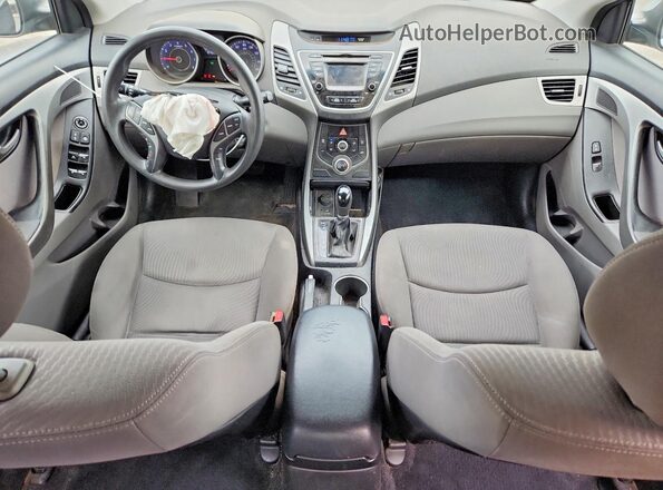 KMHDH4AEXGU477884 2016 HYUNDAI ELANTRA Silver Widok deski rozdzielczej