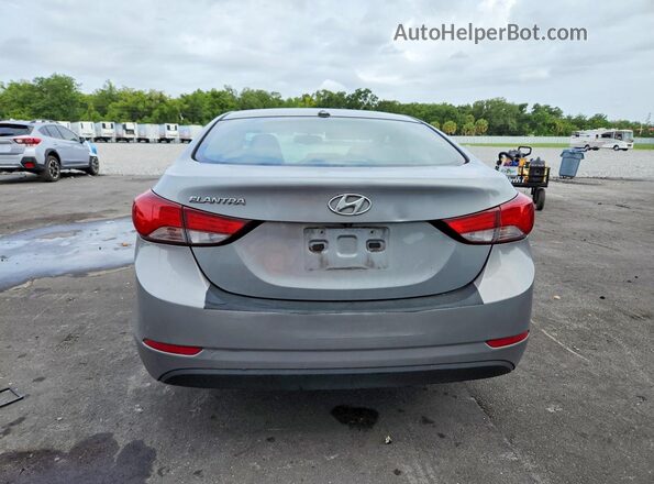 KMHDH4AEXGU477884 2016 HYUNDAI ELANTRA Silver Widok z tyłu