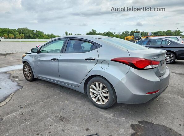 KMHDH4AEXGU477884 2016 HYUNDAI ELANTRA Silver Tył lewy