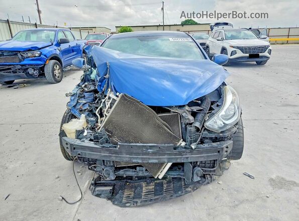 KMHDH4AEXGU478517 2016 HYUNDAI ELANTRA Blue Դիմացի տեսք