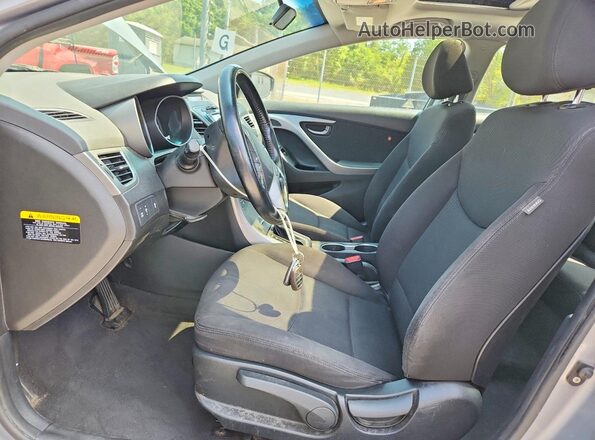 KMHDH4AEXGU487170 2016 HYUNDAI ELANTRA Silver Front interior view
