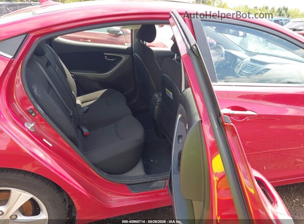 KMHDH4AEXGU501844 2016 HYUNDAI ELANTRA Red VIN კოდის სტიკერის ხედი