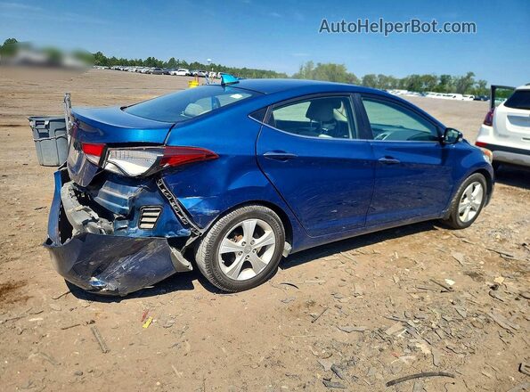 KMHDH4AEXGU557623 2016 HYUNDAI ELANTRA Blue Tył prawy