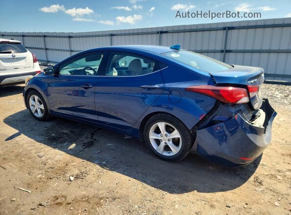 KMHDH4AEXGU557623 2016 HYUNDAI ELANTRA Blue Tył lewy