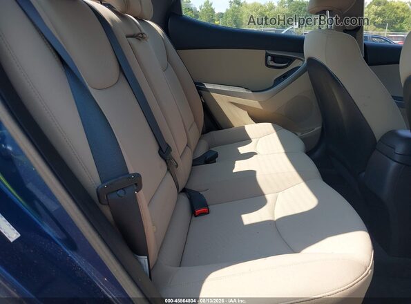 KMHDH4AEXGU599371 2016 HYUNDAI ELANTRA Blue VIN կոդի պիտակի տեսք