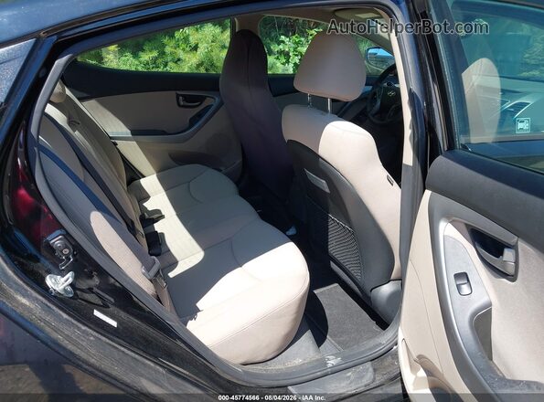 KMHDH4AEXGU606044 2016 HYUNDAI ELANTRA Black VIN sticker view