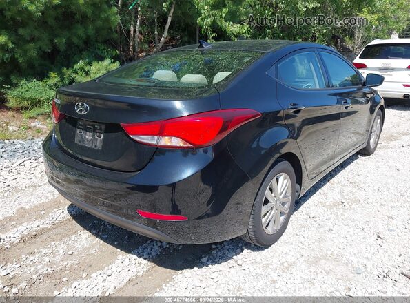 KMHDH4AEXGU606044 2016 HYUNDAI ELANTRA Black Rear right