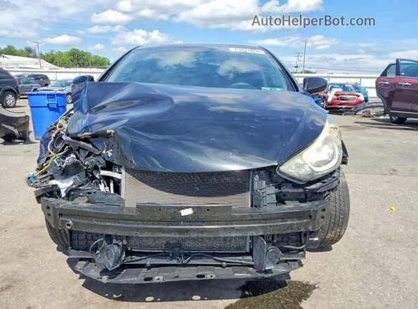 KMHDH4AEXGU645765 2016 HYUNDAI ELANTRA Black Դիմացի տեսք