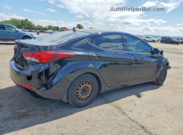 KMHDH4AEXGU645765 2016 HYUNDAI ELANTRA Black Հետևի աջ