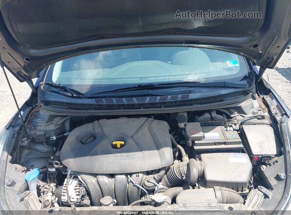 KMHDH4AH0GU625728 2016 HYUNDAI ELANTRA Black Widok z tyłu