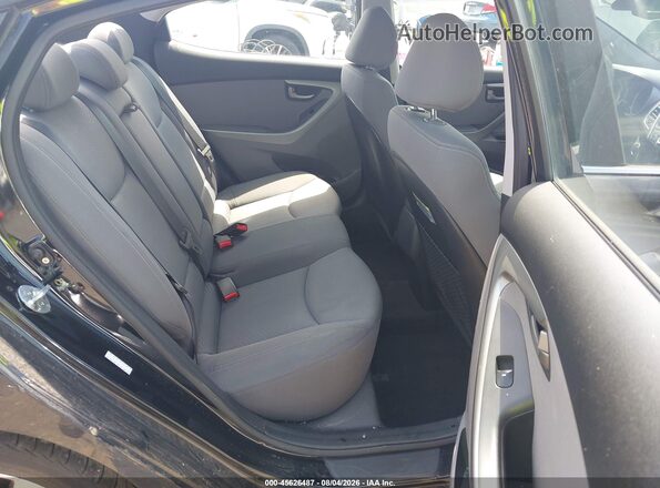 KMHDH4AH0GU625728 2016 HYUNDAI ELANTRA Black Widok naklejki z numerem VIN