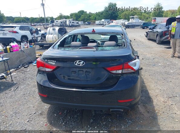 KMHDH4AH0GU625728 2016 HYUNDAI ELANTRA Black 