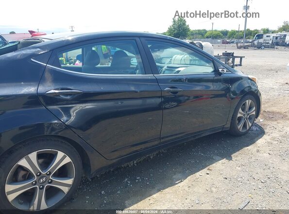 KMHDH4AH0GU625728 2016 HYUNDAI ELANTRA Black 