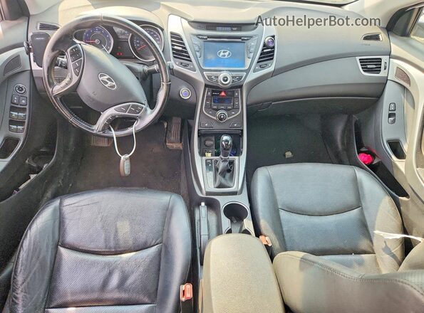KMHDH4AH2GU484273 2016 HYUNDAI ELANTRA White Widok deski rozdzielczej